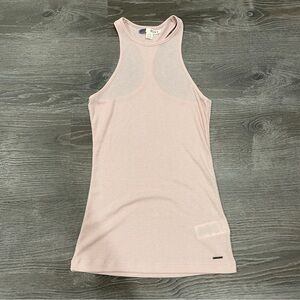 Roxy Pink Ribbed Racerback Tank Top